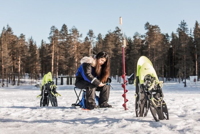 Snowshoeing and Ice Fishing Tour