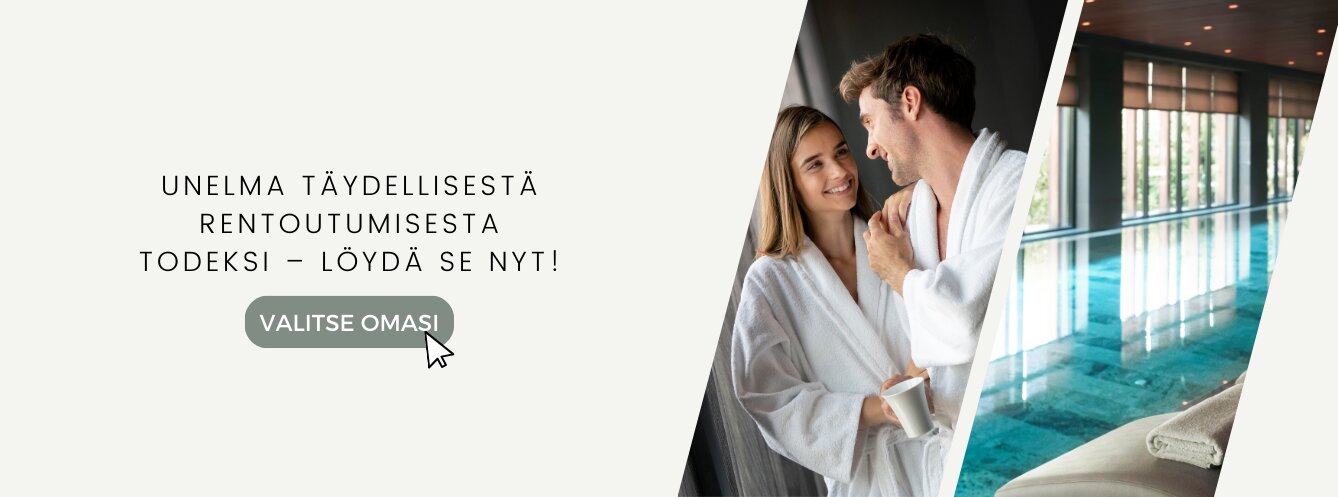 löydä rentoutumishetki! 